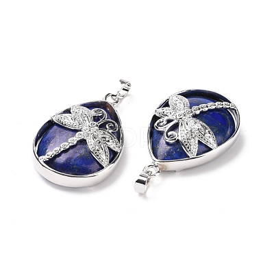 Natural Lapis Lazuli Pendants G-G900-01P-02-1