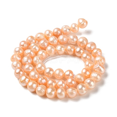 Natural Cultured Freshwater Pearl Beads Strands PEAR-E018-19B-1