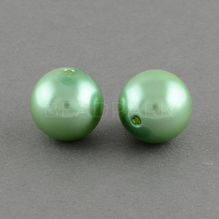 ABS Plastic Imitation Pearl Round Beads SACR-S074-20mm-A34-1