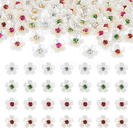 80Pcs Plastic Cabochons KY-TADJ0001-10-1