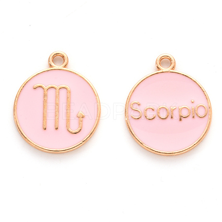 Alloy Enamel Pendants ENAM-S124-01A-09L-1