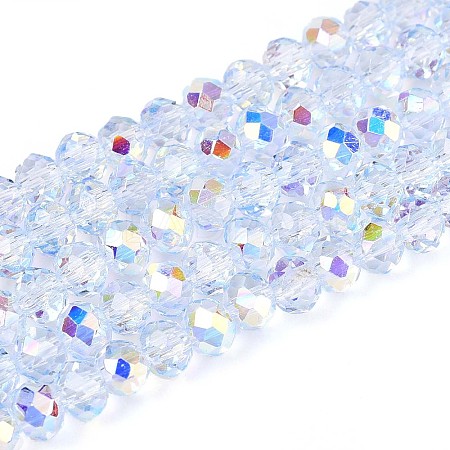 Transparent Glass Beads Strands LS-EGLA-N016-3mm-02-1