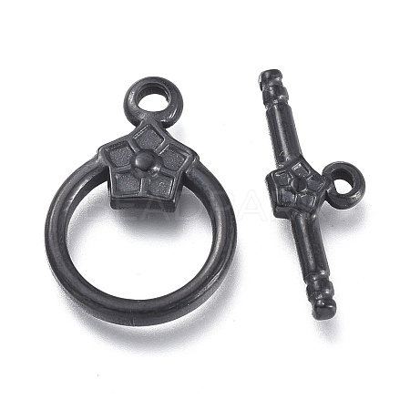 304 Stainless Steel Toggle Clasps Ion Plating(IP) STAS-M278-02B-1