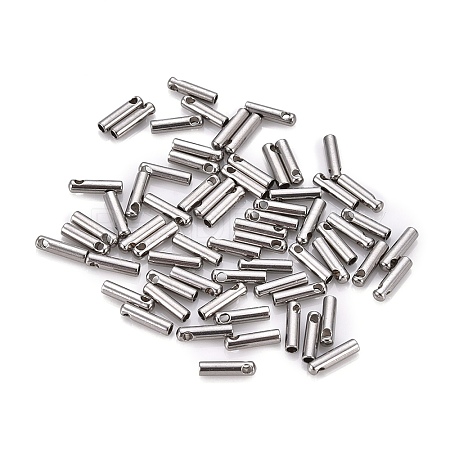 Tarnish Resistant 201 Stainless Steel Cord Ends STAS-F250-10P-A-1