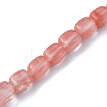 Cherry Quartz Glass Beads Strands G-F743-02D-1
