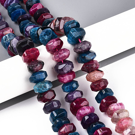 Natural Agate Beads Strands G-N356-01A-12-1