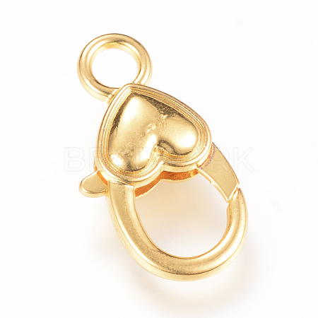 Alloy Lobster Claw Clasps KK-S302-01-1