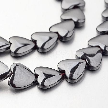 Non-magnetic Synthetic Hematite Bead Strands G-F300-22C-09-1