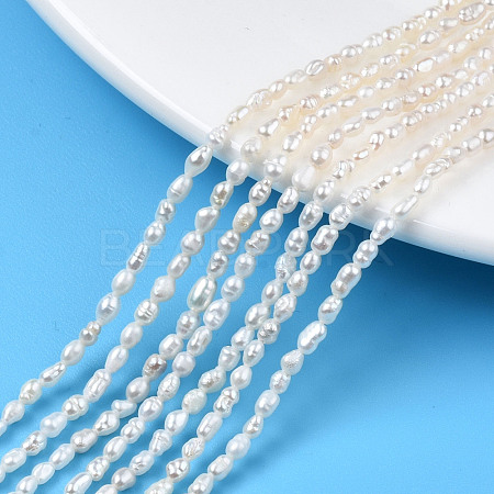 Grade AA Natural Cultured Freshwater Pearl Beads Strands PEAR-N012-02J-1