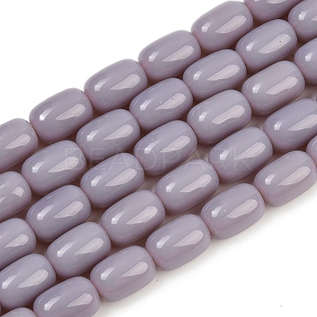 Opaque Glass Beads Strands GLAA-Z015-02C-1
