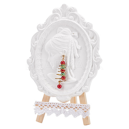 Wood and Gypsum Photo Frames WOOD-WH0029-28-1