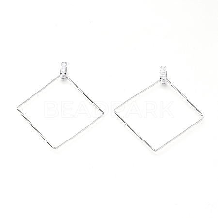 Non-Tarnish 304 Stainless Steel Pendants STAS-L232-106P-1