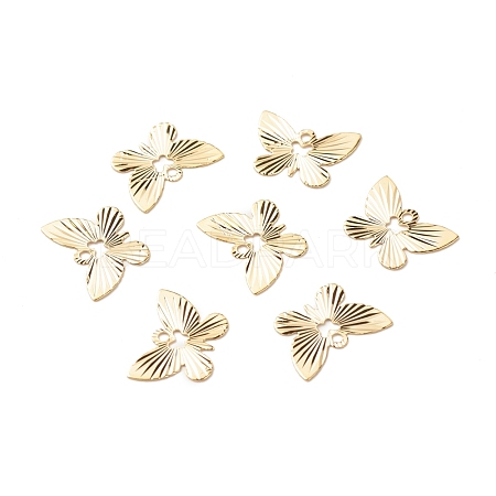 Brass Charms KK-F831-024G-RS-1