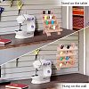 12 Spools Solid Wood Sewing Embroidery Thread Stand ODIS-PH0001-04-6