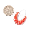Glass Seed Beaded Pendants PALLOY-MZ01260-02-2