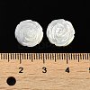 Natural White Shell Carved Cabochons SSHEL-M022-07-3