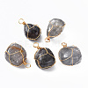 Natural Cloudy Quartz Pendants G-N332-50-06-1
