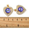 Real 18K Gold Plated Brass Pendants KK-L209-005G-01-3