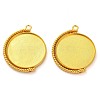 Zinc Alloy Pendant Cabochon Settings FIND-NH0001-13C-G-1