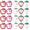 42Pcs 7 Styles Iron & Enamel Snap Hair Clips PHAR-SC0001-003-1