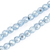 Baking Paint Electroplated Synthetic Non-magnetic Hematite Beads Strands G-H072-A01-01A-1