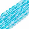 Synthetic Moonstone Beads Strands G-E573-01B-12-2