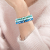 7Pcs 7 Style Handmade Polymer Clay Heishi Surfer Stretch Bracelets Set BJEW-SW00073-06-5