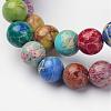 Natural Imperial Jasper Beads Strands G-I122-10mm-14-3