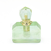 Faceted Natural Fluorite Openable Perfume Bottle Pendants G-E556-16A-2