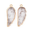 Natural Quartz Crystal Pendants G-N326-127-A02-2