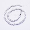 Synthetic Howlite Beads Strands G-E110-4mm-5-2