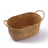 Straw Braid Baskets X-AJEW-WH0016-77-1