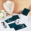Velvet Jewelry Flap Pouches ABAG-WH0038-43D-5