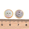 Golden Edge Naturl Black Lip Shell Button SH-CBA0ED6-01A-3