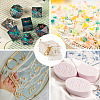 30Pcs Gold Stamping Moon Star Organza Drawstring Gift Bags ABAG-TA0002-21A-10