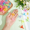 70Pcs Mini Plastic Hair Claws Clips for Little Girls OHAR-SP0001-18-3