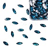Pointed Back Glass Rhinestone Cabochons RGLA-OC0001-08H-1
