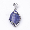 Natural Lapis Lazuli Pendants G-E423-08P-1