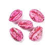 Spray Painted & Drawbench Cowrie Shell Beads SSHEL-M023-03E-1