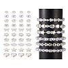 Biyun 500Pcs 10 Style ABS Plastic Imitation Pearl Beads KY-BY0001-02-29