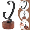 Black Metal C Shape Bracelet Display Stands BDIS-WH0018-01A-3