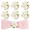 6Pcs Jute Braided Napkin Rings DJEW-CP0001-20B-1