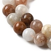 Round Natural Multi-Moonstone Beads Strands G-D767-8mm-01-4