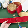 10 Yards Single Face Velvet Ribbons SRIB-WH0026-10B-3