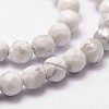 Natural Howlite Beads Strands G-G736-25-4mm-3