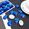 Acrylic Rhinestone Flat Back Cabochons GACR-FG0001-02-7