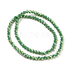 Round Full Rainbow Plated Faceted(32 Facets) Electroplate Glass Beads Strands X-EGLA-J130-FR14-3