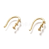 Brass Cuff Earrings ZIRC-Z015-02G-1