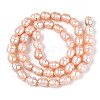 Natural Cultured Freshwater Pearl Beads Strands PEAR-N012-05Y-03-3