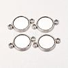 Alloy Cabochon Connector Settings LS-PALLOY-A13117-AS-RS-1
